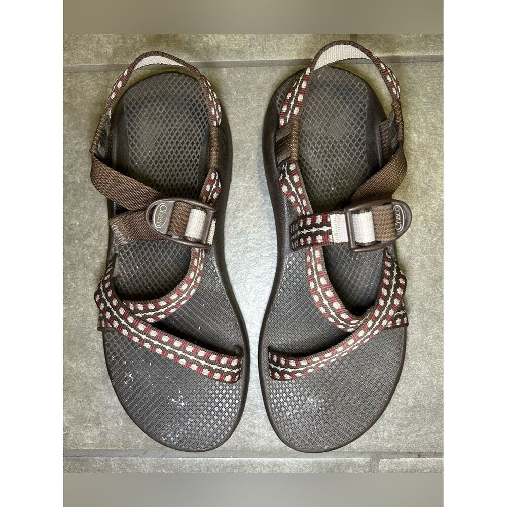 Chaco Brown Adjustable Strappy Outdoor Hiking Sandals Women’s Shoe Size 10